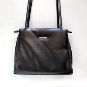 GUCCI Black Patent Leather Tote Shoulder Bag Handbag Vintage Y2K Style
